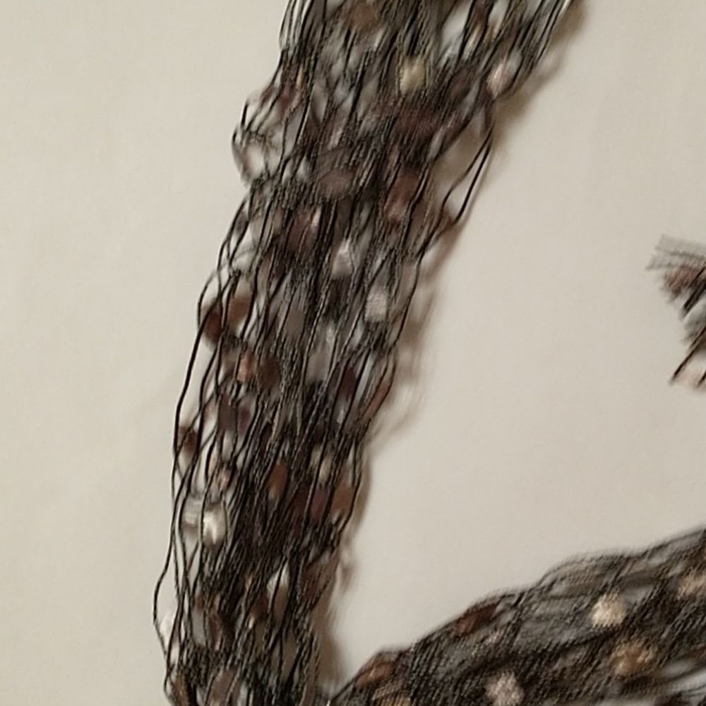 Hand Crocheted Ladder Ribbon Necklace! - Picture 4 of 7